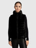 Blanc Noir Blanc Noir Adventurer Reversible Faux Fur Puffer Vest in XS - Outerwear | Queen Anna House of Fashion Women's Luxury Fashion