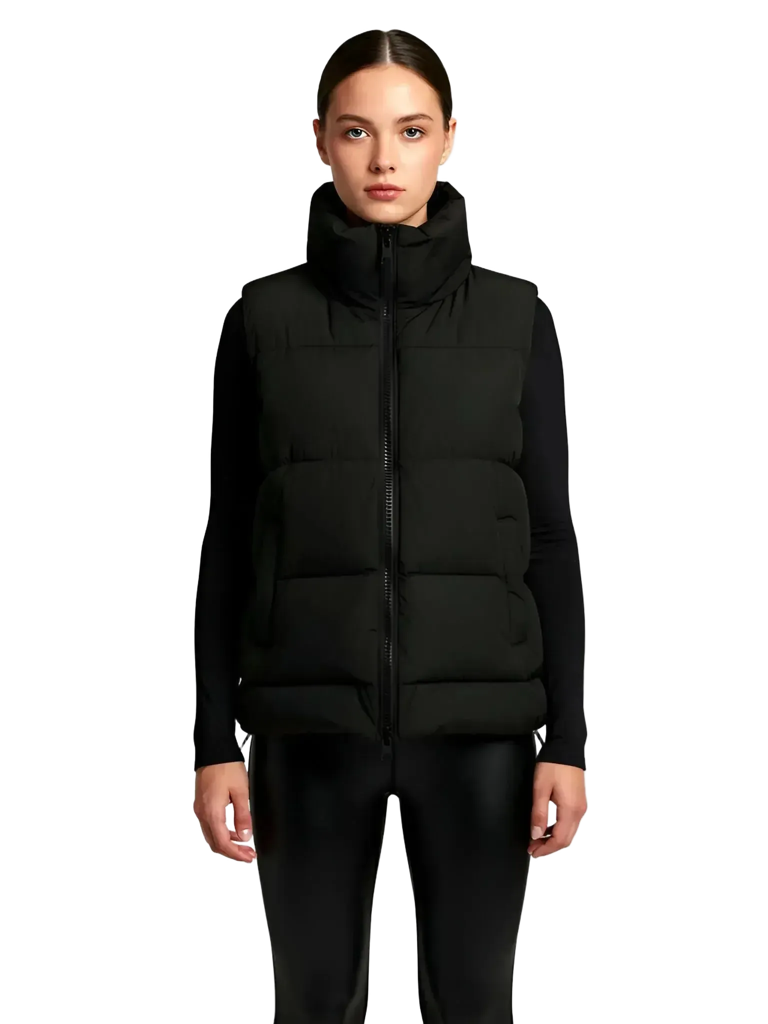 Blanc Noir Blanc Noir Adventurer Reversible Faux Fur Puffer Vest in XS - Outerwear | Queen Anna House of Fashion Women's Luxury Fashion