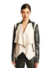 Blanc Noir Blanc Noir Drape Front Jacket in S - Outerwear | Queen Anna House of Fashion Women's Luxury Fashion