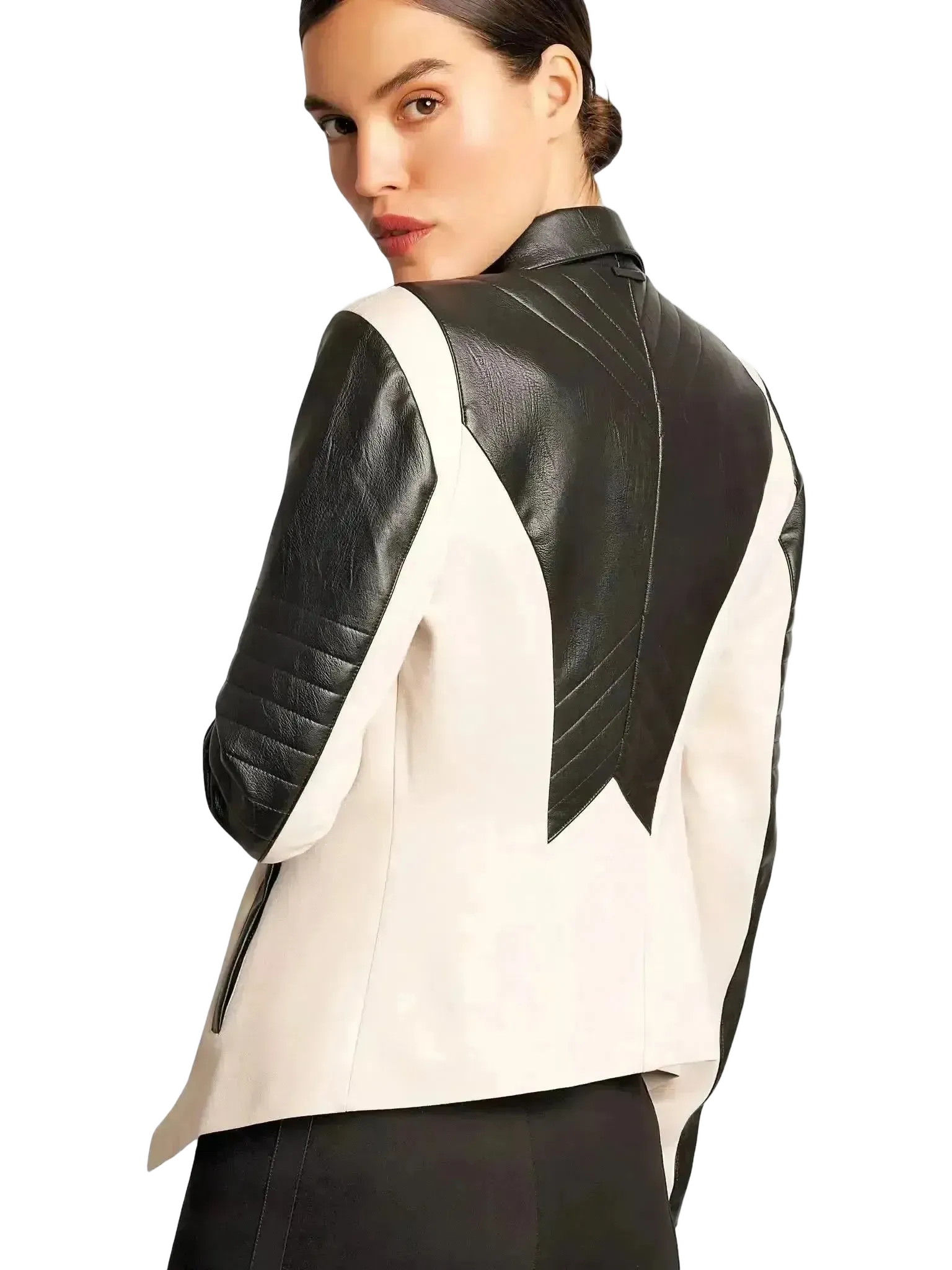 Blanc Noir Blanc Noir Drape Front Jacket in S - Outerwear | Queen Anna House of Fashion Women's Luxury Fashion