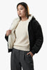 Blanc Noir Blanc Noir Luxe Faux Shearling Reversible Hoodie in S - Outerwear | Queen Anna House of Fashion Women's Luxury Fashion
