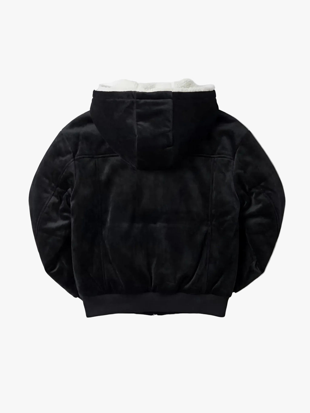 Blanc Noir Blanc Noir Luxe Faux Shearling Reversible Hoodie in S - Outerwear | Queen Anna House of Fashion Women's Luxury Fashion