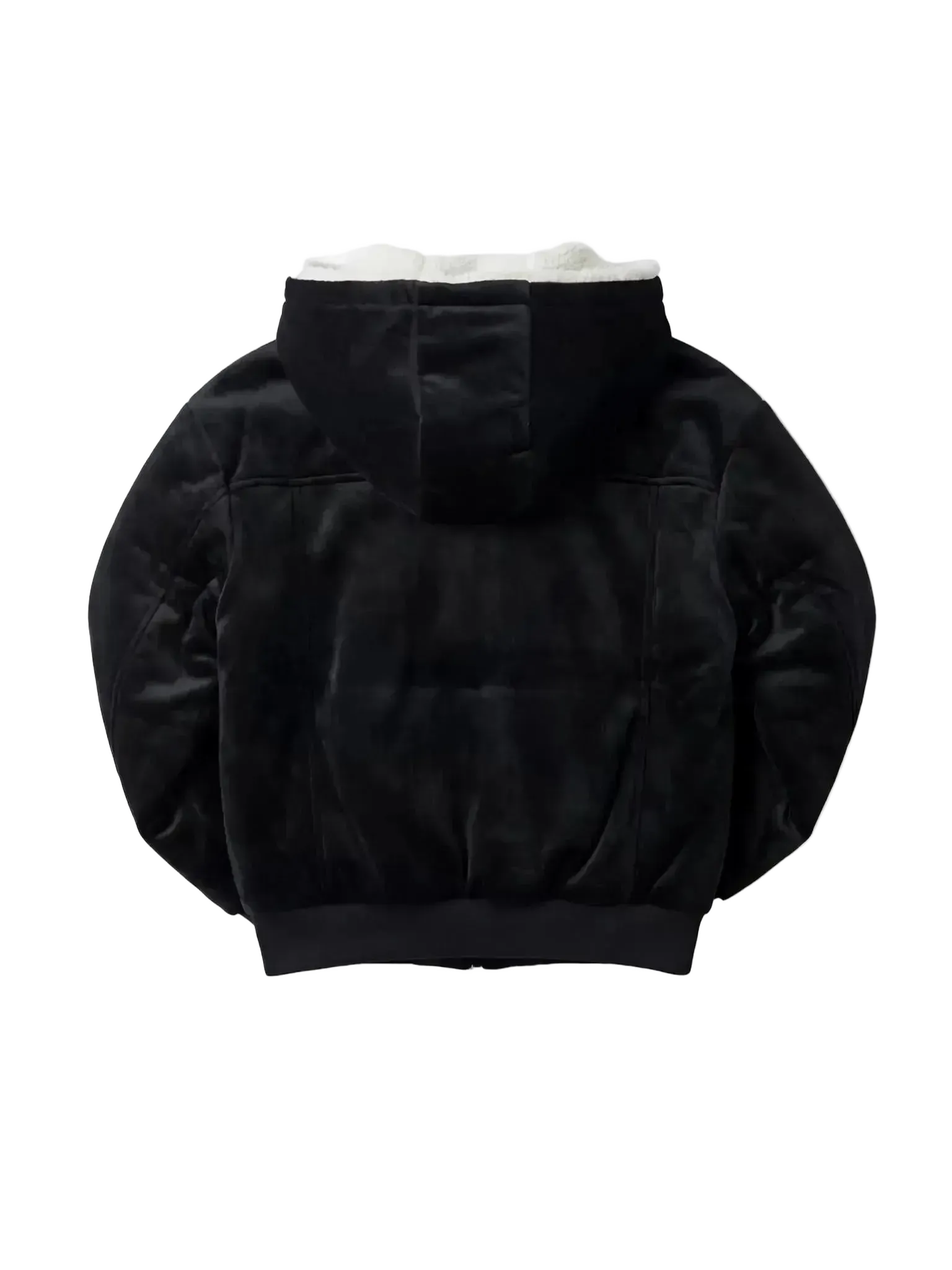 Blanc Noir Blanc Noir Luxe Faux Shearling Reversible Hoodie in S - Outerwear | Queen Anna House of Fashion Women's Luxury Fashion