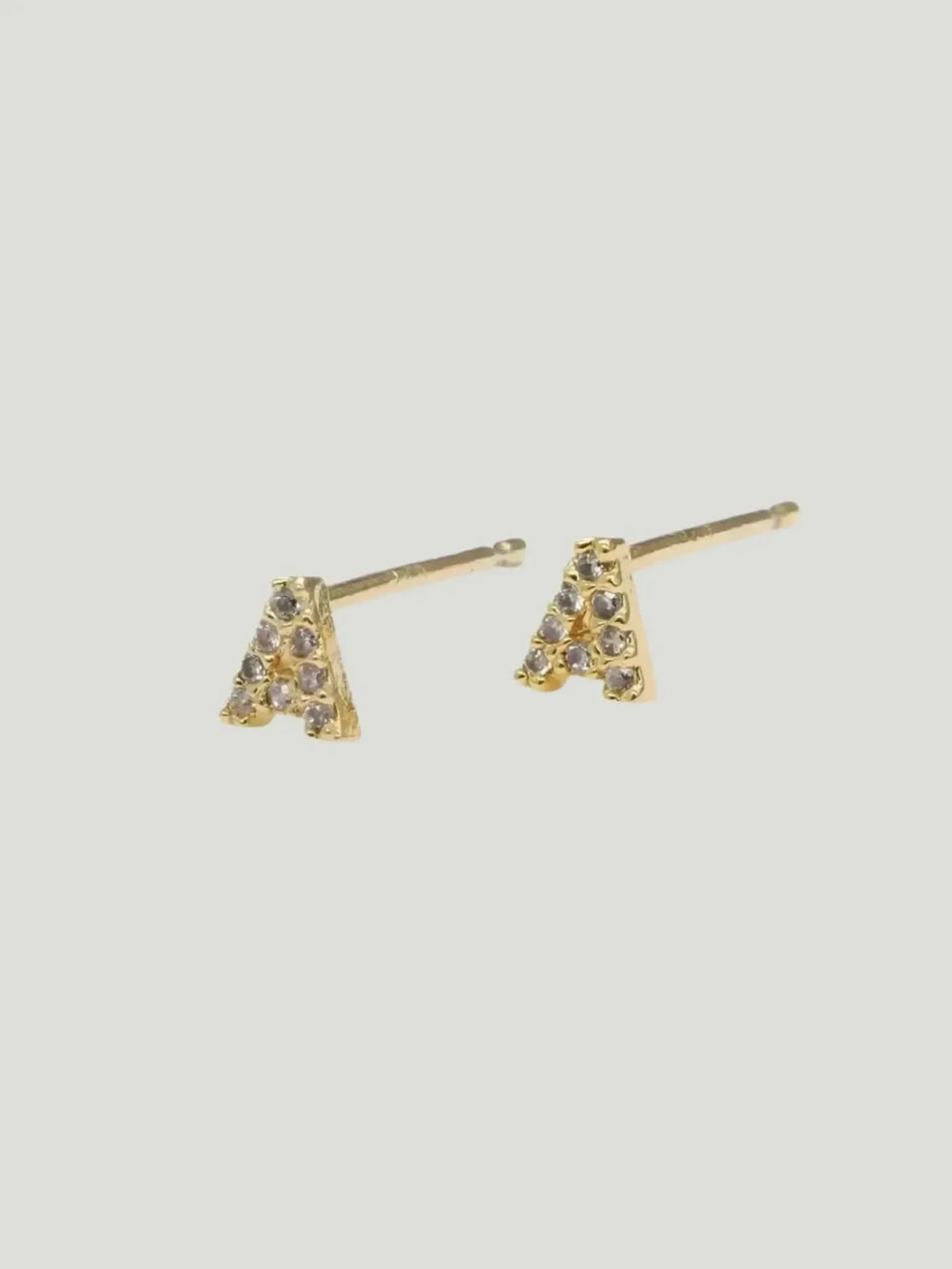 Brenda Grands Jewelry Brenda Grands Jewelry Love Beyond Measure Initial Stud Earrings in Gold - Jewelry | Queen Anna House of Fashion Women's Luxury Fashion