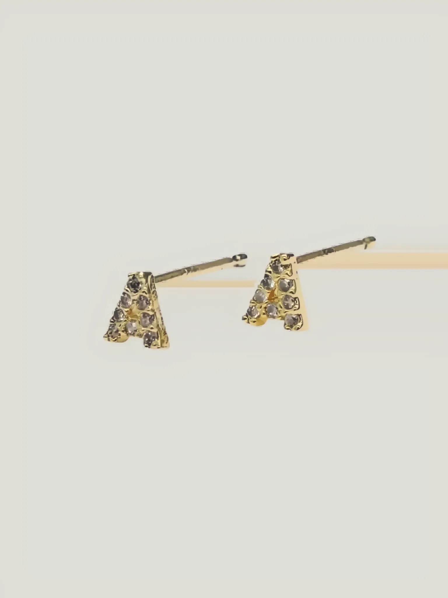 Brenda Grands Jewelry Brenda Grands Jewelry Love Beyond Measure Initial Stud Earrings in Gold - Jewelry | Queen Anna House of Fashion Women's Luxury Fashion