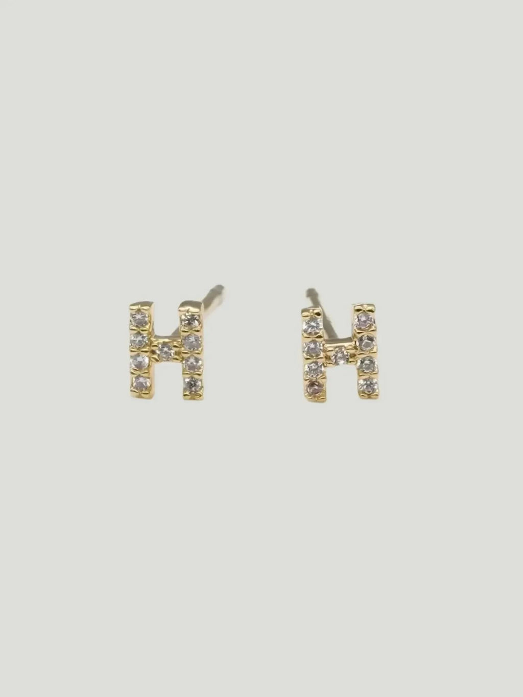 Brenda Grands Jewelry Brenda Grands Jewelry Love Beyond Measure Initial Stud Earrings in Gold - Jewelry | Queen Anna House of Fashion Women's Luxury Fashion