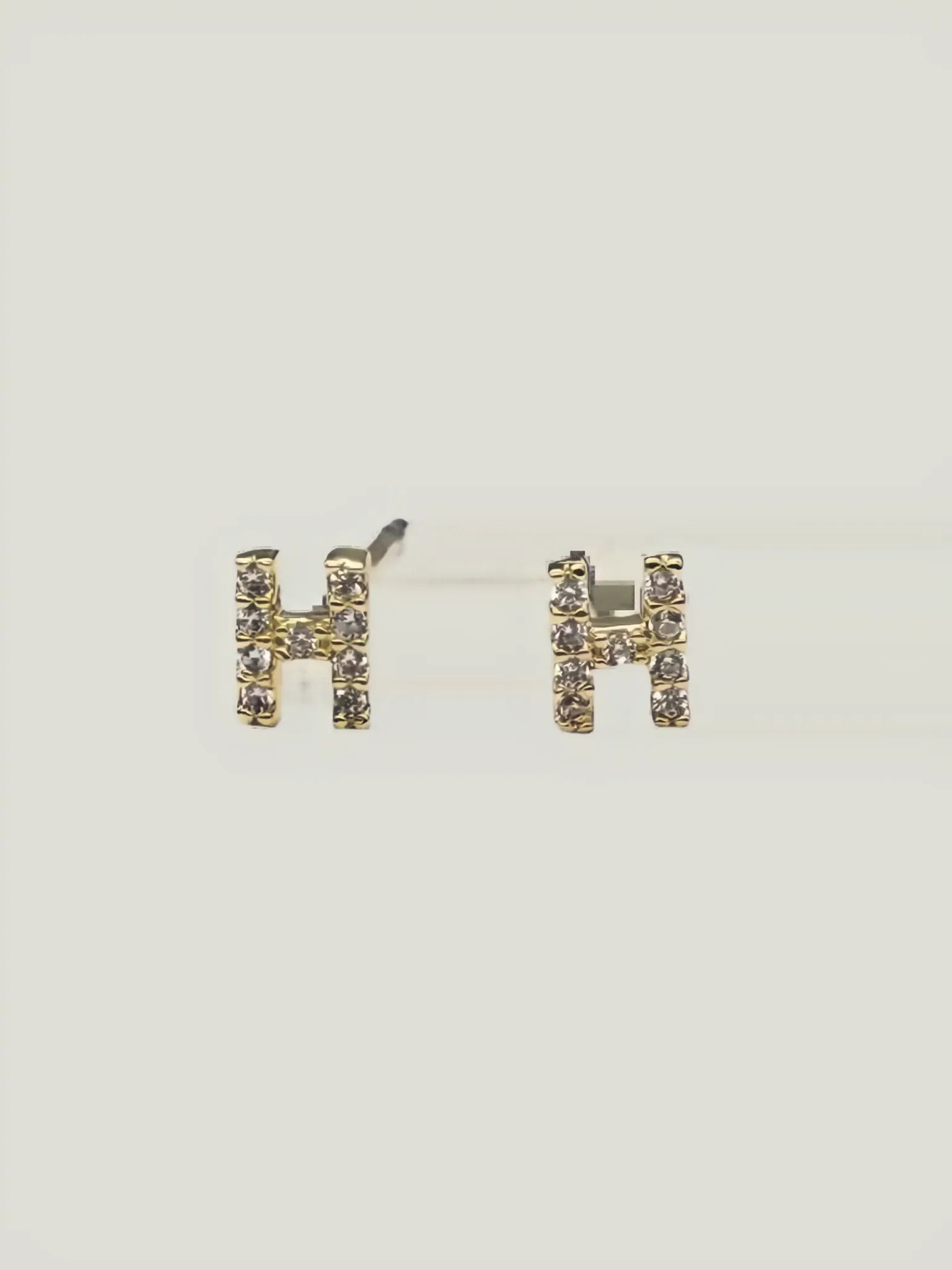 Brenda Grands Jewelry Brenda Grands Jewelry Love Beyond Measure Initial Stud Earrings in Gold - Jewelry | Queen Anna House of Fashion Women's Luxury Fashion