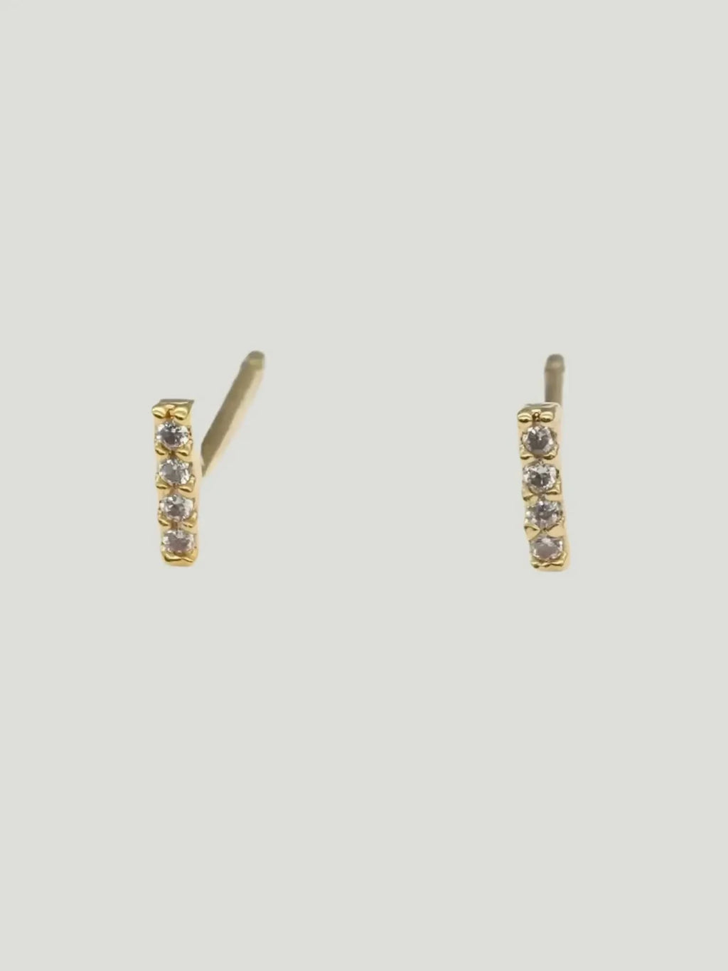 Brenda Grands Jewelry Brenda Grands Jewelry Love Beyond Measure Initial Stud Earrings in Gold - Jewelry | Queen Anna House of Fashion Women's Luxury Fashion