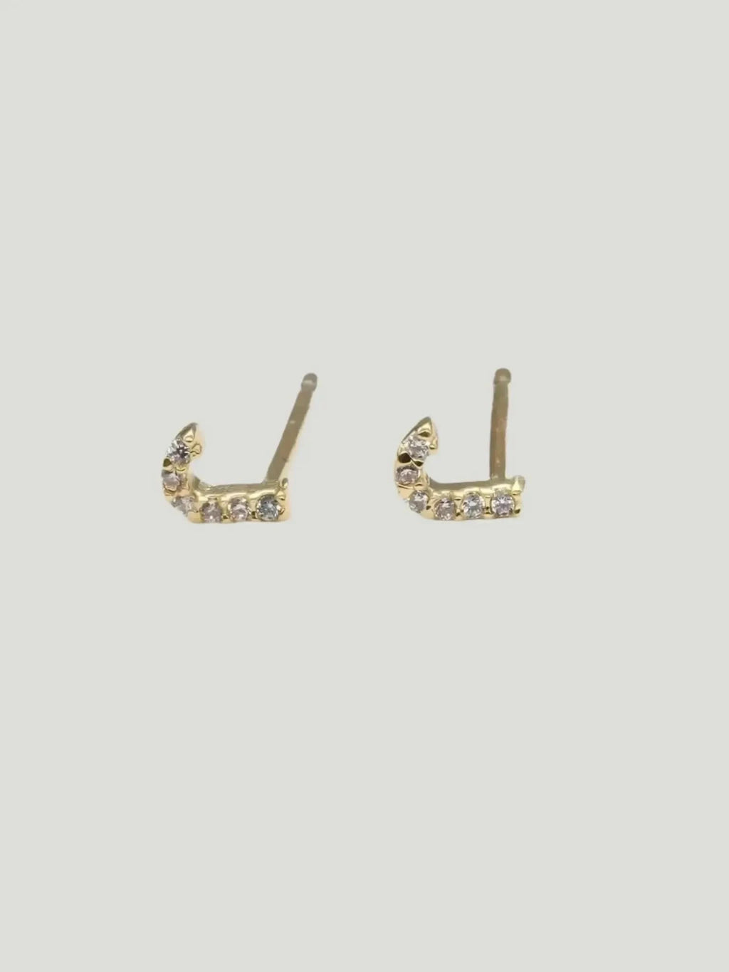 Brenda Grands Jewelry Brenda Grands Jewelry Love Beyond Measure Initial Stud Earrings in Gold - Jewelry | Queen Anna House of Fashion Women's Luxury Fashion