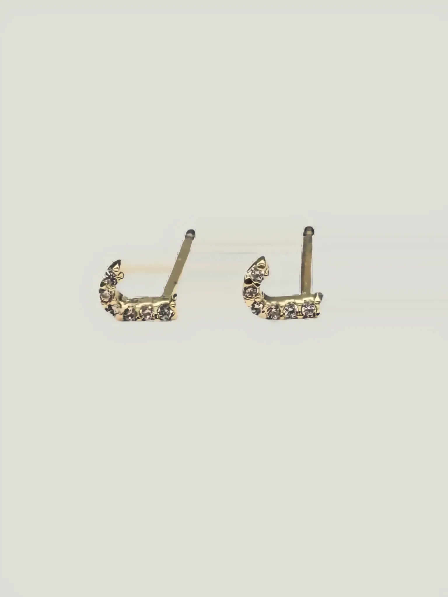 Brenda Grands Jewelry Brenda Grands Jewelry Love Beyond Measure Initial Stud Earrings in Gold - Jewelry | Queen Anna House of Fashion Women's Luxury Fashion