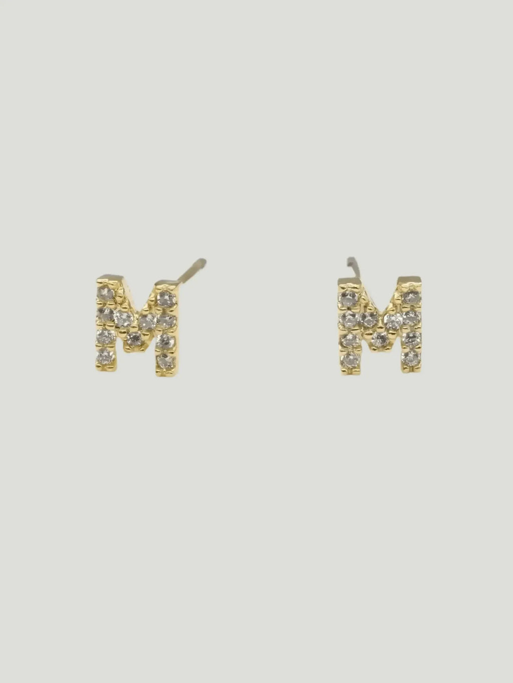 Brenda Grands Jewelry Brenda Grands Jewelry Love Beyond Measure Initial Stud Earrings in Gold - Jewelry | Queen Anna House of Fashion Women's Luxury Fashion
