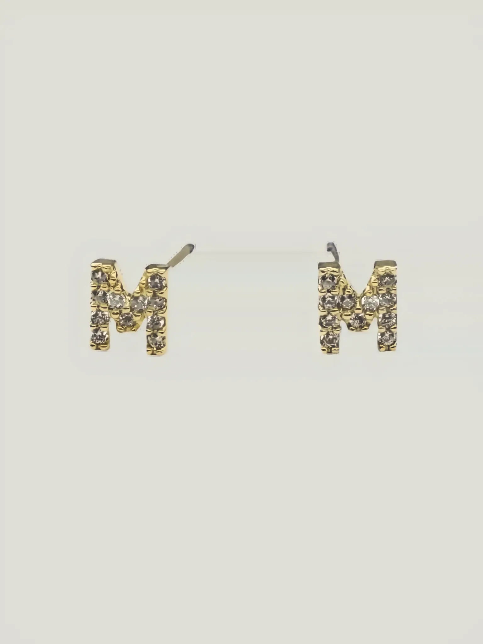 Brenda Grands Jewelry Brenda Grands Jewelry Love Beyond Measure Initial Stud Earrings in Gold - Jewelry | Queen Anna House of Fashion Women's Luxury Fashion