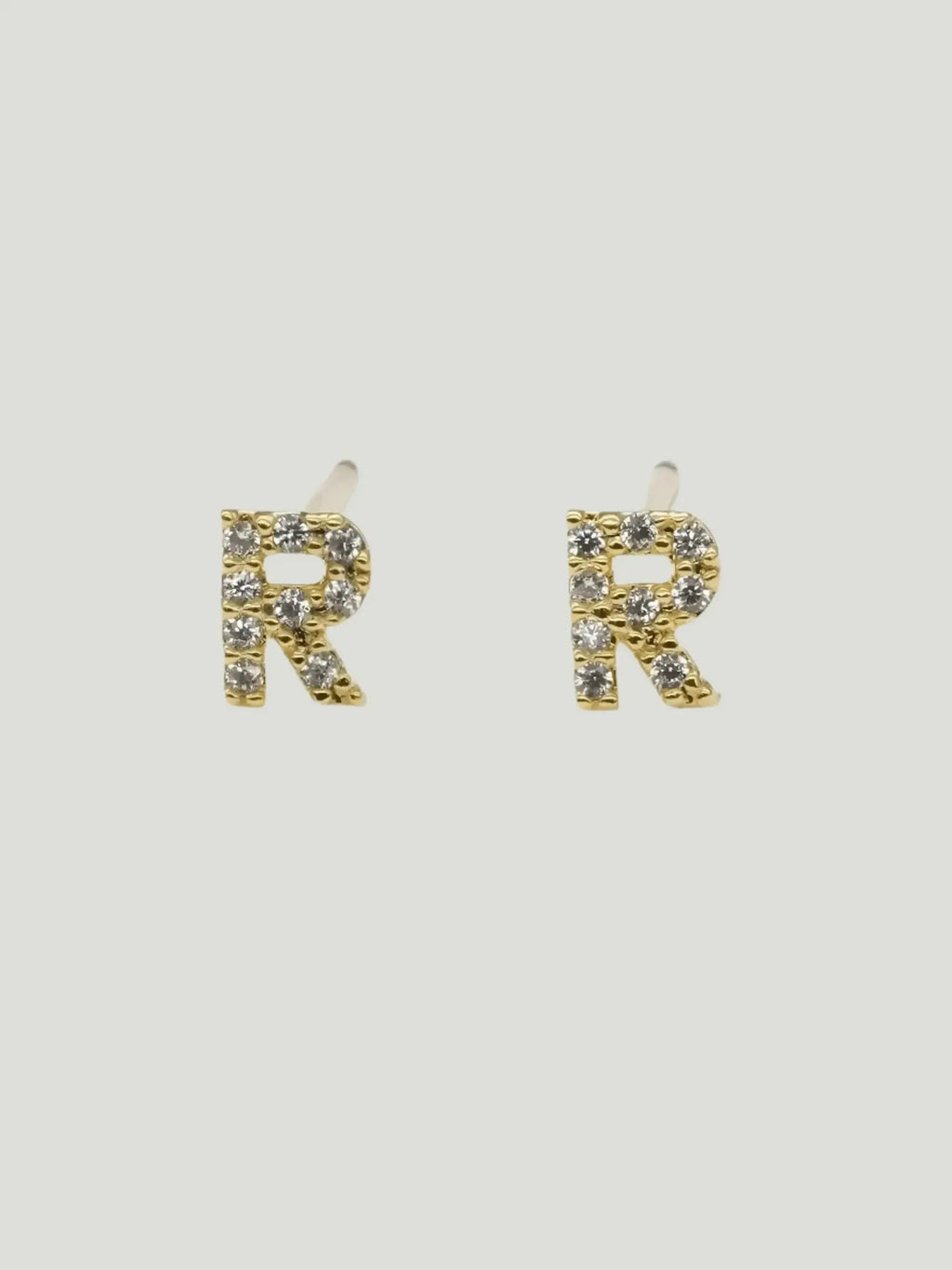 Brenda Grands Jewelry Brenda Grands Jewelry Love Beyond Measure Initial Stud Earrings in Gold - Jewelry | Queen Anna House of Fashion Women's Luxury Fashion