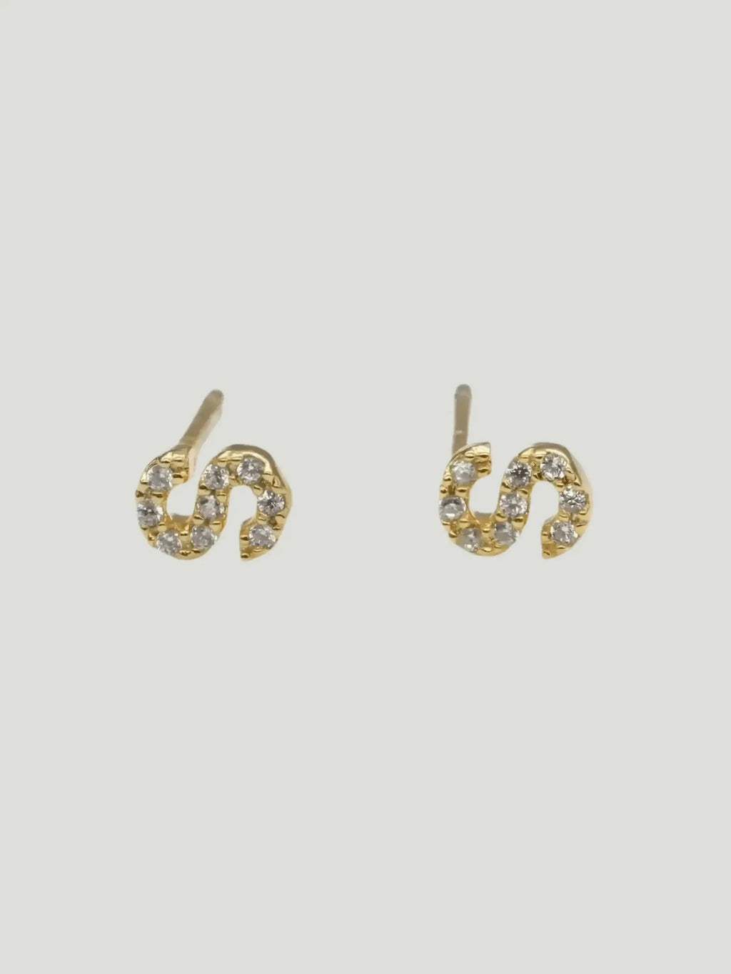 Brenda Grands Jewelry Brenda Grands Jewelry Love Beyond Measure Initial Stud Earrings in Gold - Jewelry | Queen Anna House of Fashion Women's Luxury Fashion