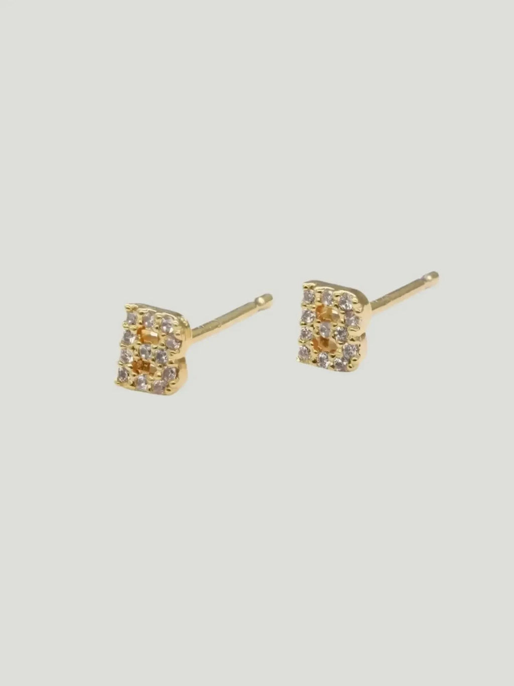 Brenda Grands Jewelry Brenda Grands Jewelry Love Beyond Measure Initial Stud Earrings in Gold - Jewelry | Queen Anna House of Fashion Women's Luxury Fashion