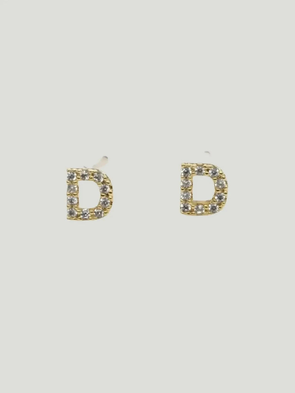 Brenda Grands Jewelry Brenda Grands Jewelry Love Beyond Measure Initial Stud Earrings in Gold - Jewelry | Queen Anna House of Fashion Women's Luxury Fashion