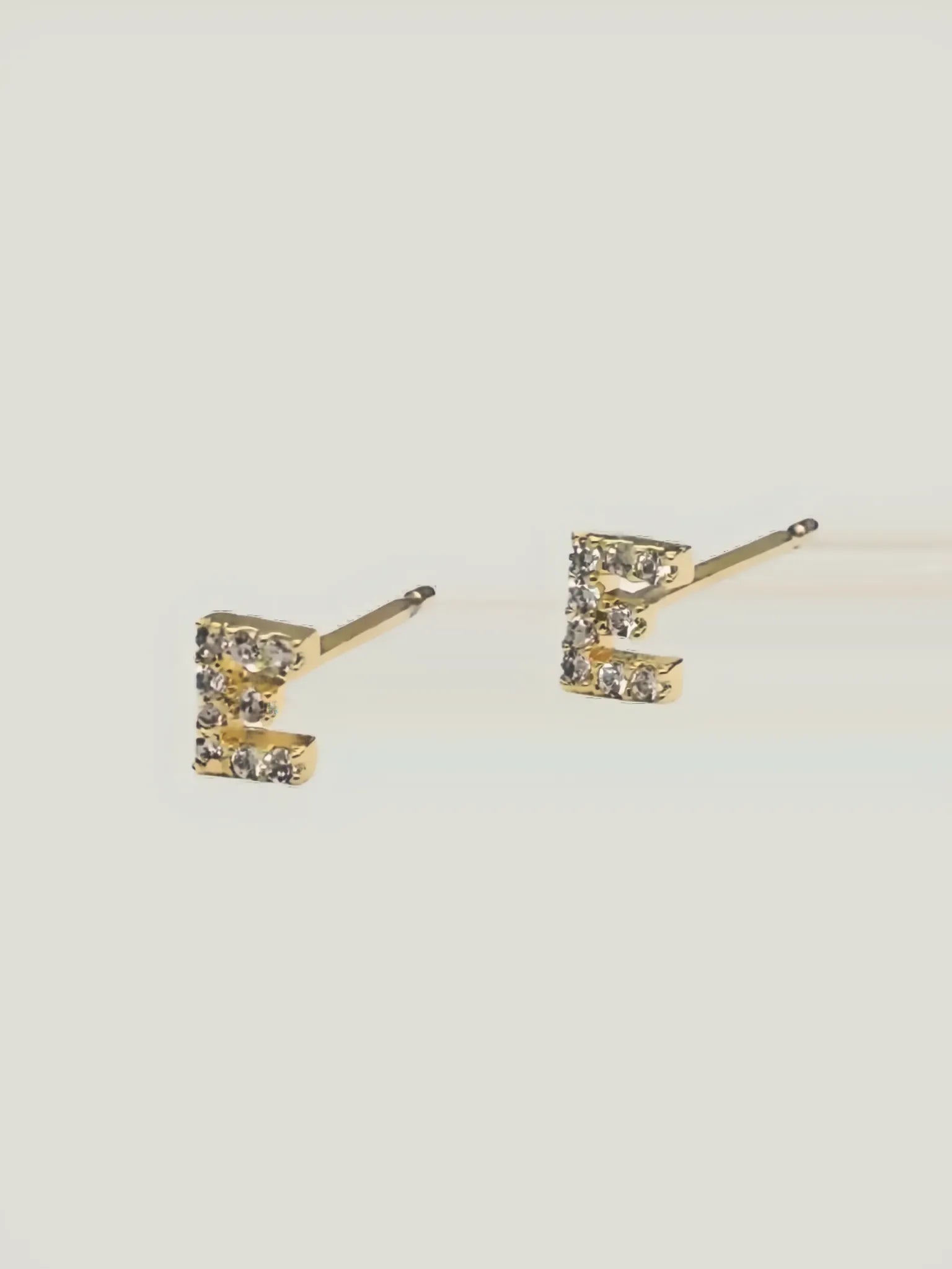 Brenda Grands Jewelry Brenda Grands Jewelry Love Beyond Measure Initial Stud Earrings in Gold - Jewelry | Queen Anna House of Fashion Women's Luxury Fashion