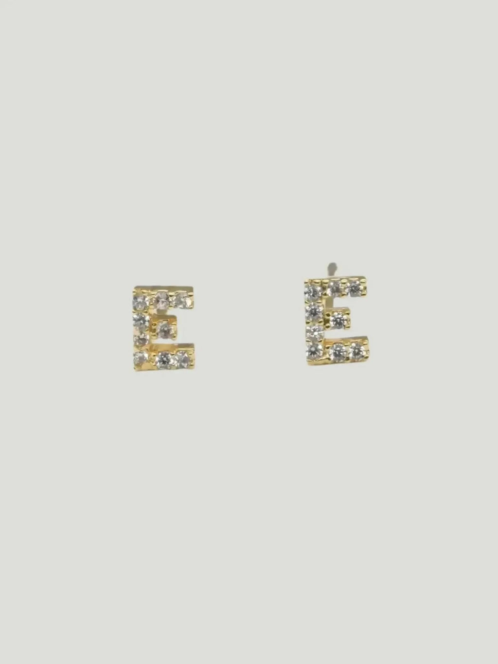 Brenda Grands Jewelry Brenda Grands Jewelry Love Beyond Measure Initial Stud Earrings in Gold - Jewelry | Queen Anna House of Fashion Women's Luxury Fashion