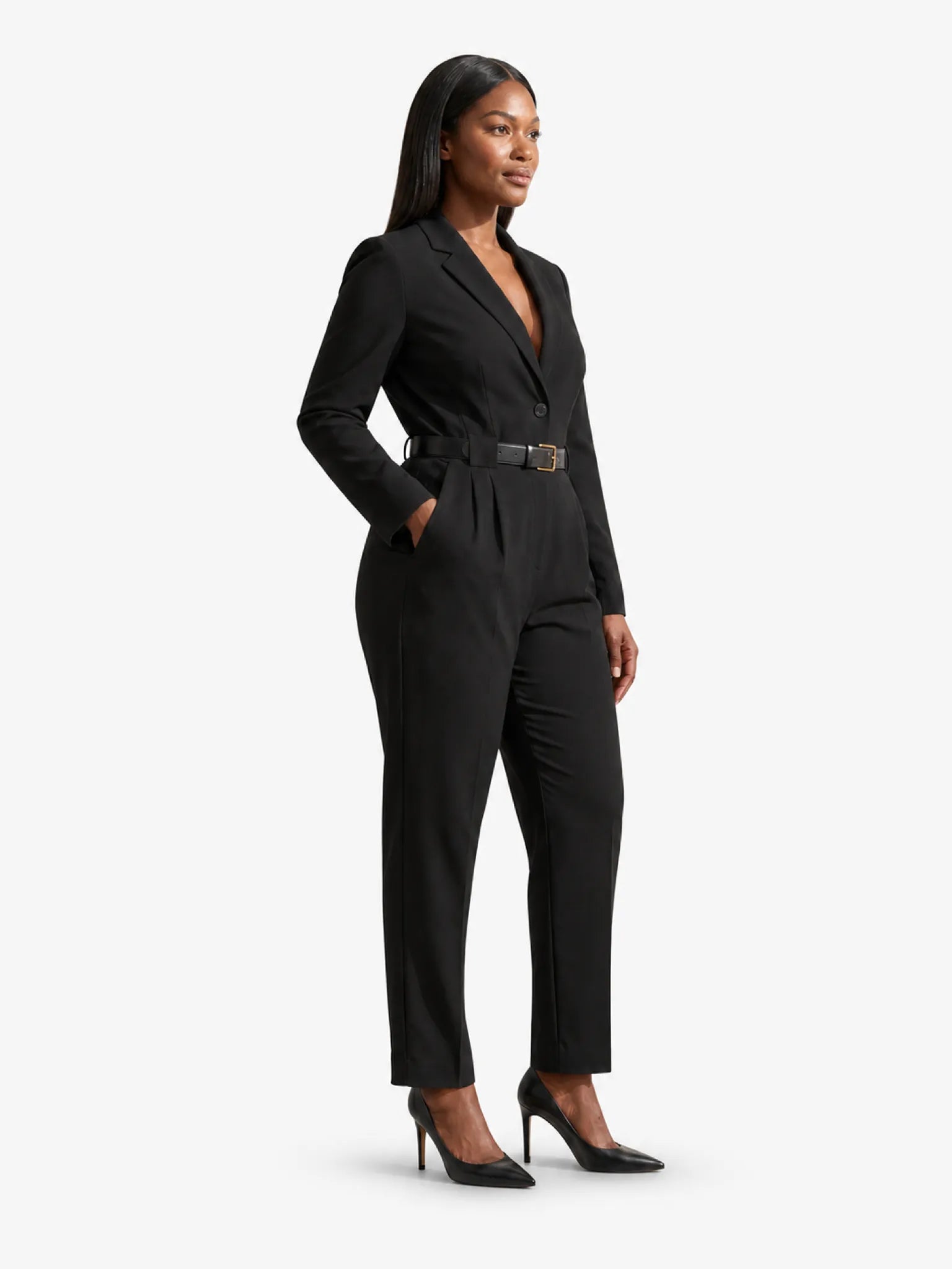 BYNIUMAAL Kala Jumpsuit Black Hero Three-Quarter