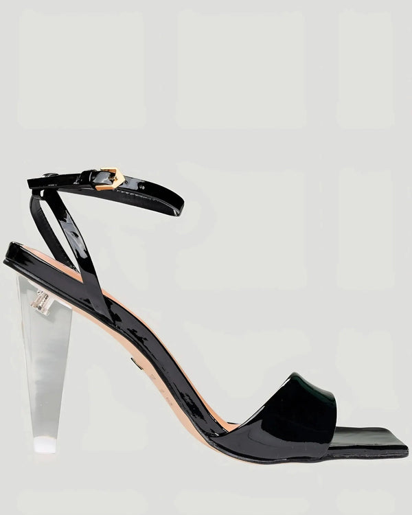Carrano Carrano Transparent Heel Sandals in 6 - Shoes | Queen Anna House of Fashion Women's Luxury Fashion