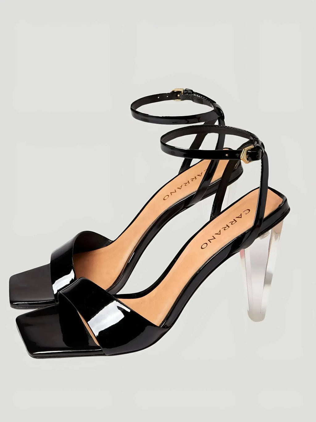 Carrano Carrano Transparent Heel Sandals in 6 - Shoes | Queen Anna House of Fashion Women's Luxury Fashion