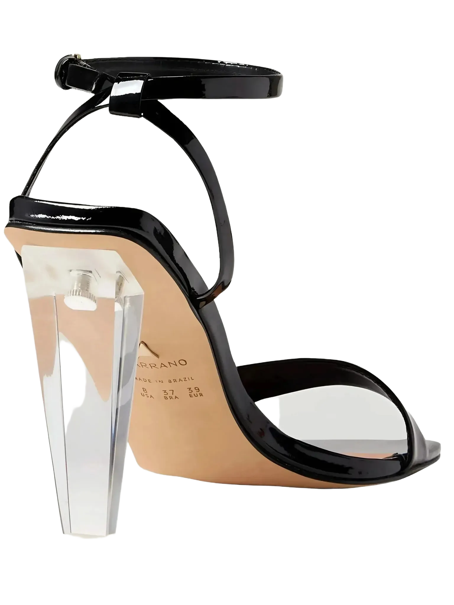 Carrano Carrano Transparent Heel Sandals in 6 - Shoes | Queen Anna House of Fashion Women's Luxury Fashion