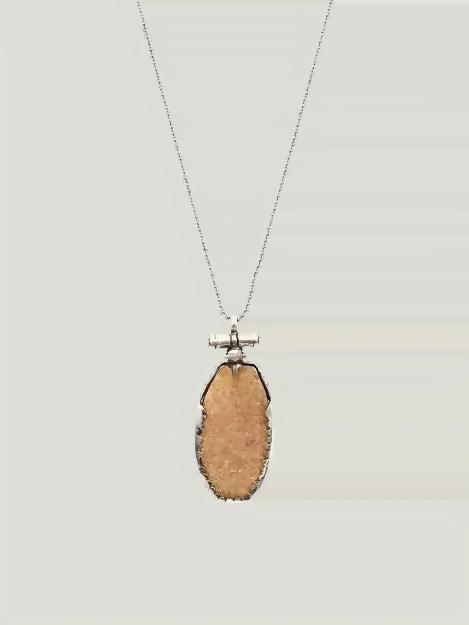 Chan Luu Chan Luu Agate Pendant Long Necklace in NATURAL TAN - Jewelry | Queen Anna House of Fashion Women's Luxury Fashion