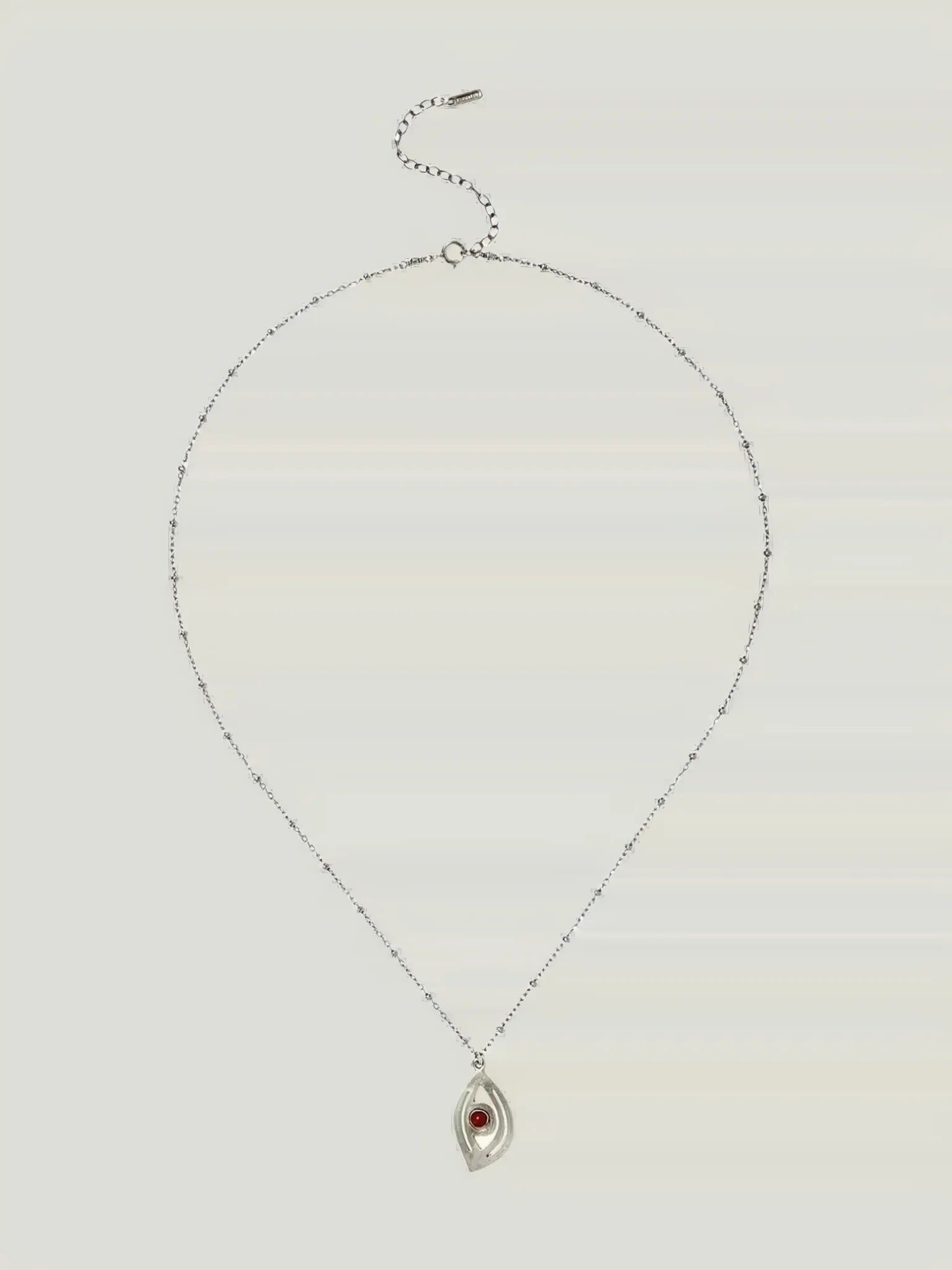 Chan Luu Chan Luu Gemstone Evil Eye Necklace in RED JASPER - Jewelry | Queen Anna House of Fashion Women's Luxury Fashion