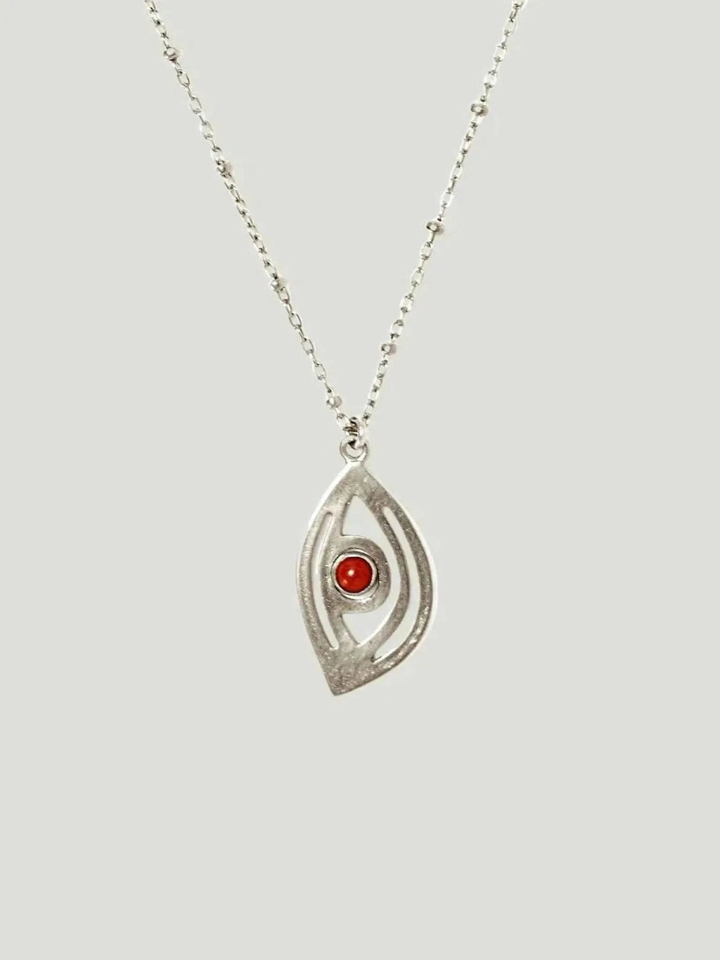 Chan Luu Chan Luu Gemstone Evil Eye Necklace in RED JASPER - Jewelry | Queen Anna House of Fashion Women's Luxury Fashion