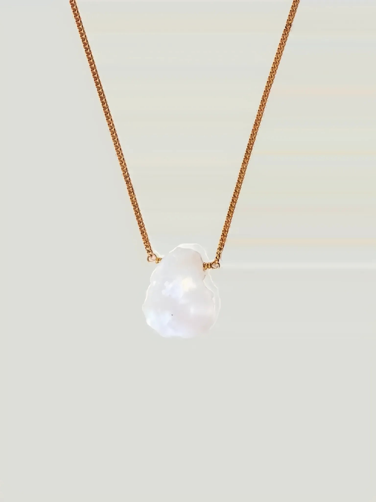 Chan Luu Chan Luu Gemstone Pendant Necklace in CHOCOLATE MOONSTONE - Jewelry | Queen Anna House of Fashion Women's Luxury Fashion