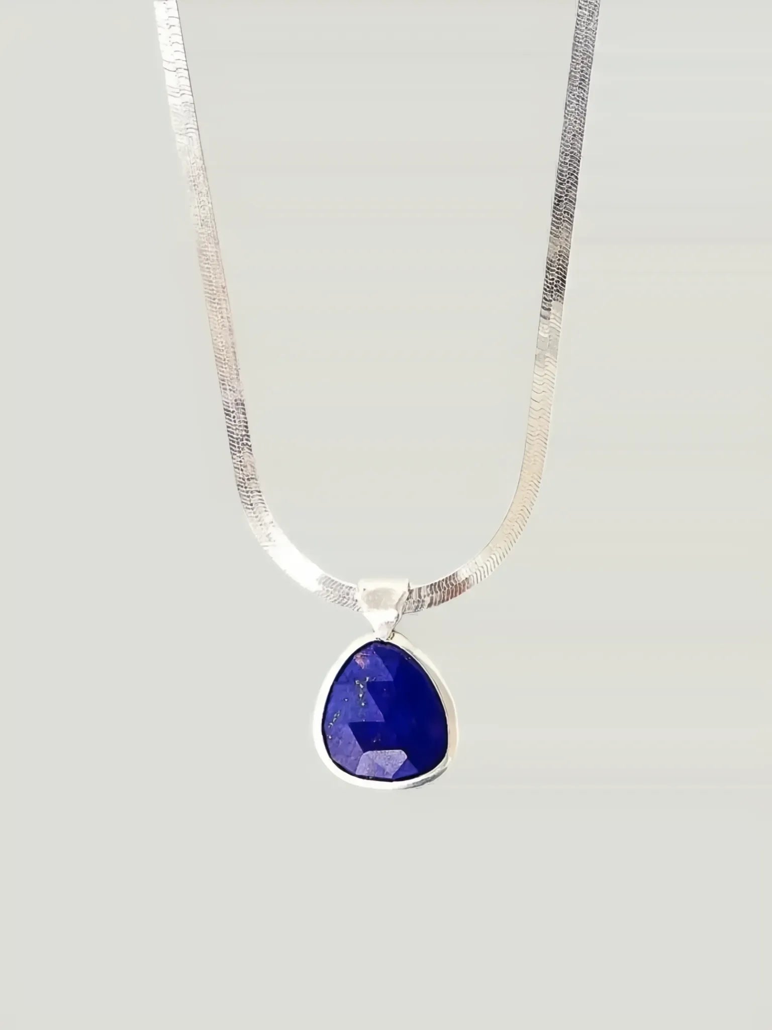 Chan Luu Chan Luu Herringbone Pendant Necklace in LAPIS - Jewelry | Queen Anna House of Fashion Women's Luxury Fashion