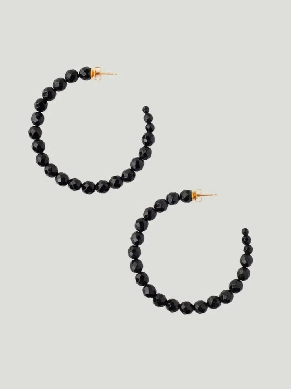 Chan Luu Chan Luu Large Gemstone Hoop Earrings in LABRADORITE - Jewelry | Queen Anna House of Fashion Women's Luxury Fashion