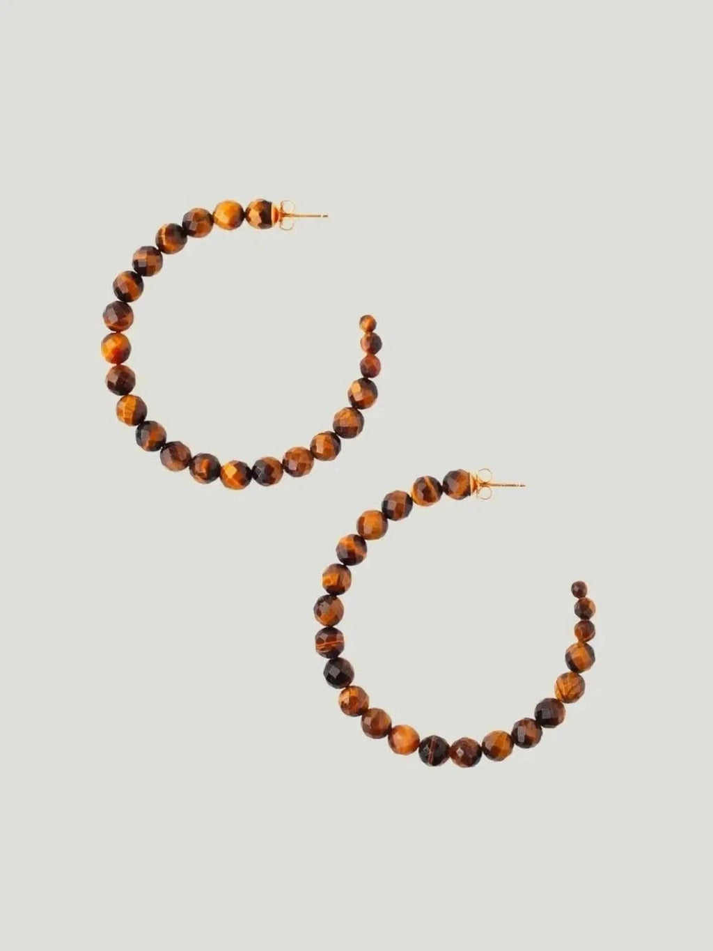 Chan Luu Chan Luu Large Gemstone Hoop Earrings in LABRADORITE - Jewelry | Queen Anna House of Fashion Women's Luxury Fashion