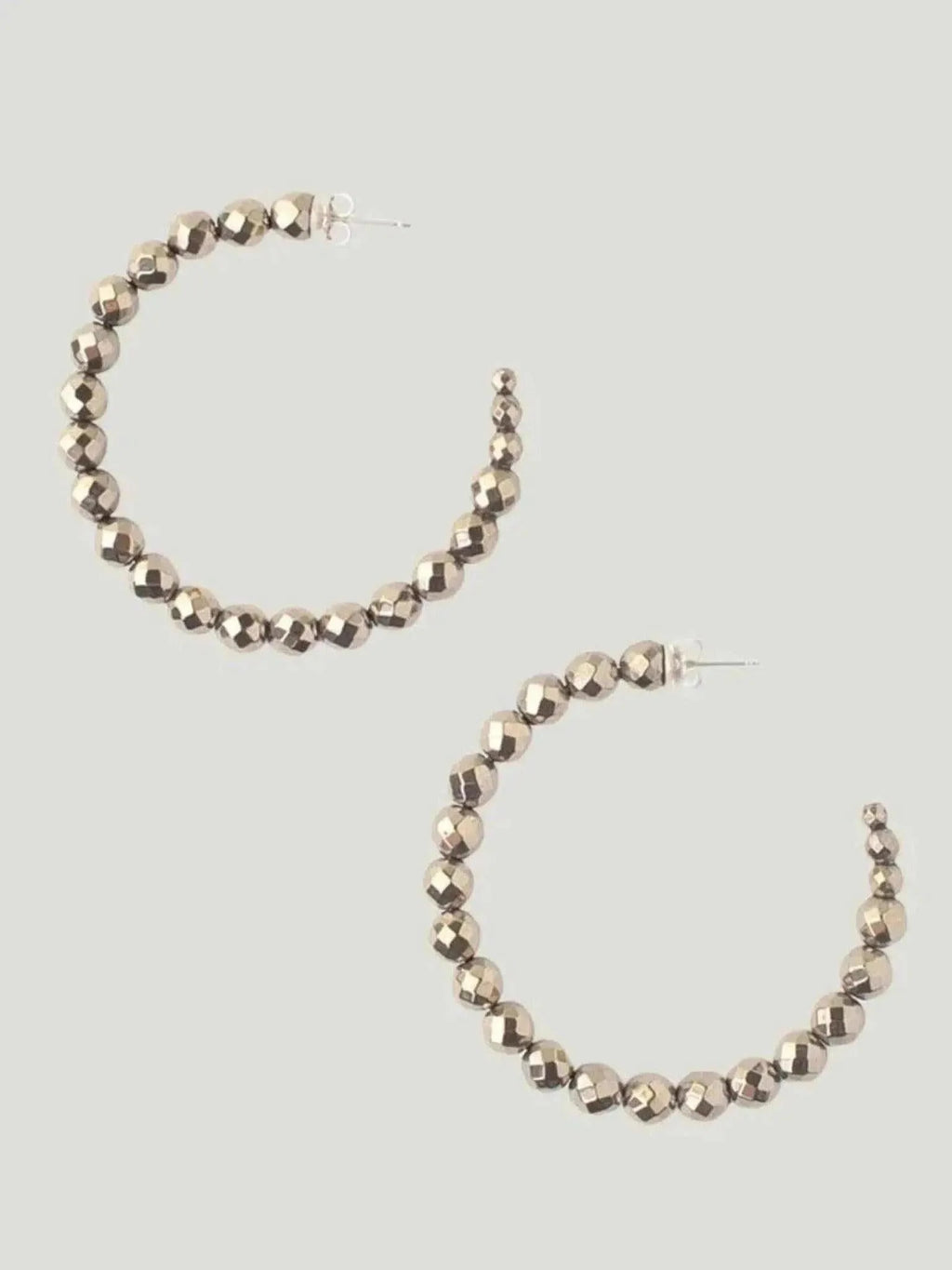 Chan Luu Chan Luu Large Gemstone Hoop Earrings in MATTE SUNSTONE - Jewelry | Queen Anna House of Fashion Women's Luxury Fashion