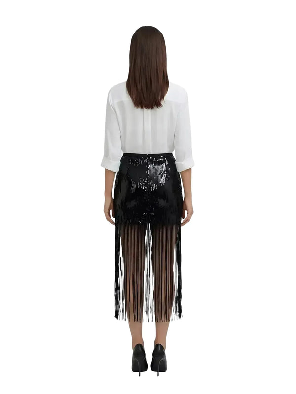 Chloe Kristyn Alexandra Sequin Skirt - Queen Anna House of Fashion