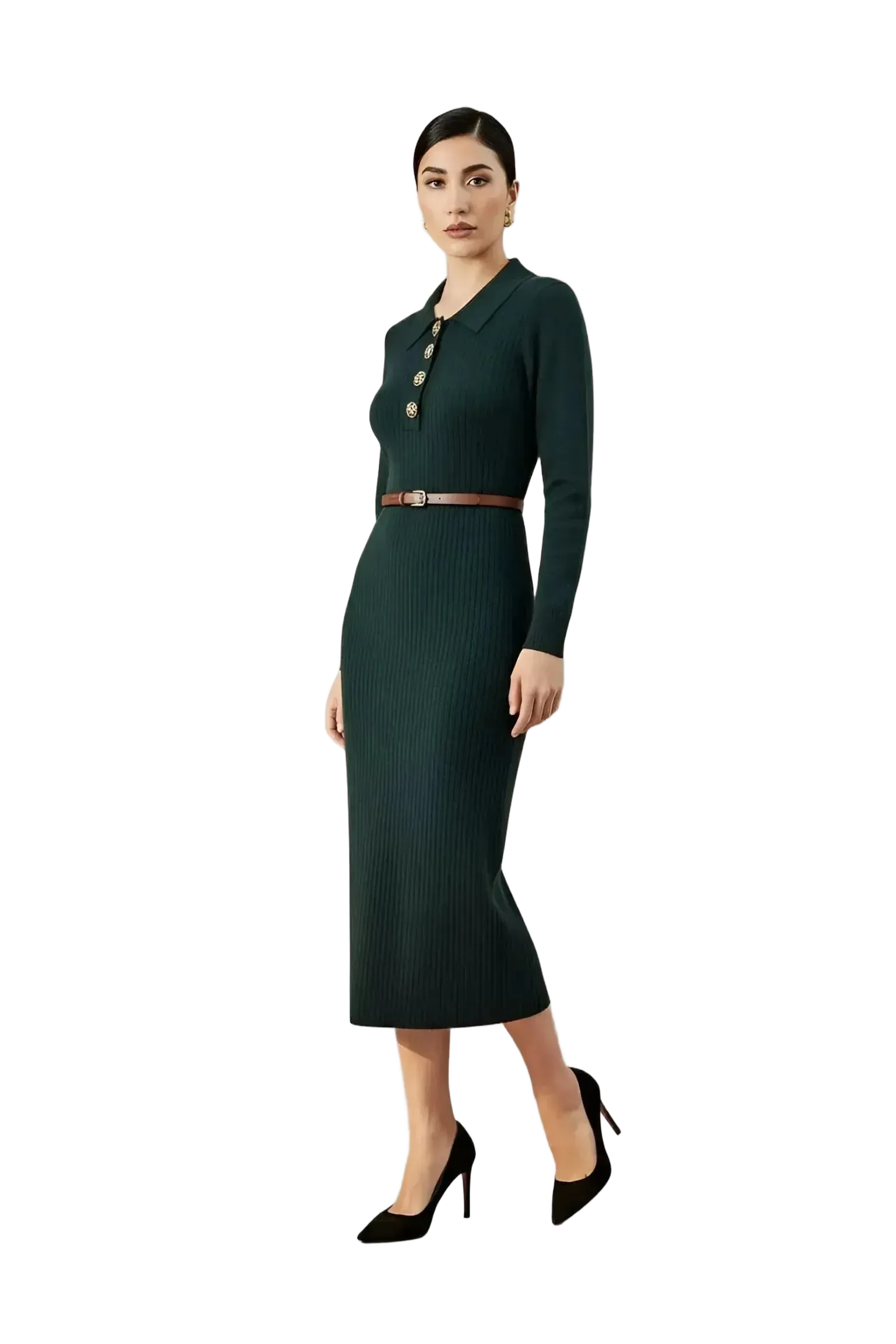 Chloe Kristyn Chloe Kristyn Brandy Henley Dress in XS - Dress | Queen Anna House of Fashion Women's Luxury Fashion