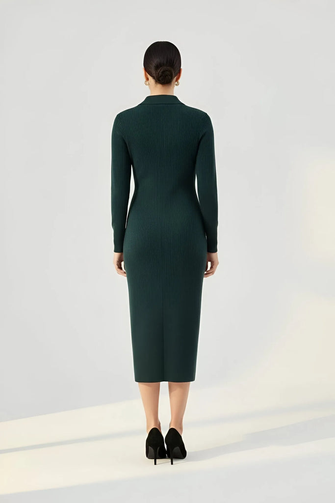 Chloe Kristyn Chloe Kristyn Brandy Henley Dress in XS - Dress | Queen Anna House of Fashion Women's Luxury Fashion