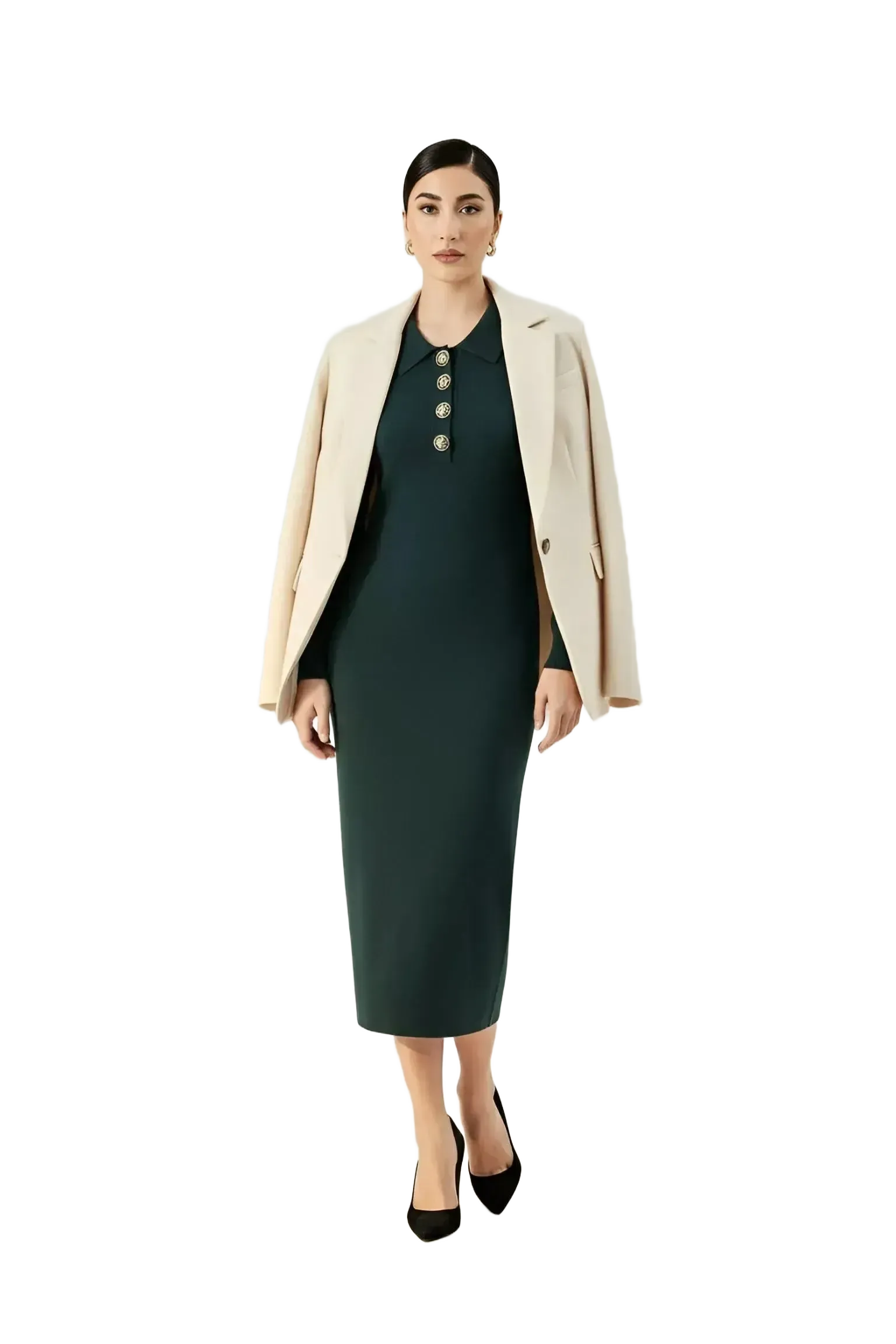 Chloe Kristyn Chloe Kristyn Brandy Henley Dress in XS - Dress | Queen Anna House of Fashion Women's Luxury Fashion