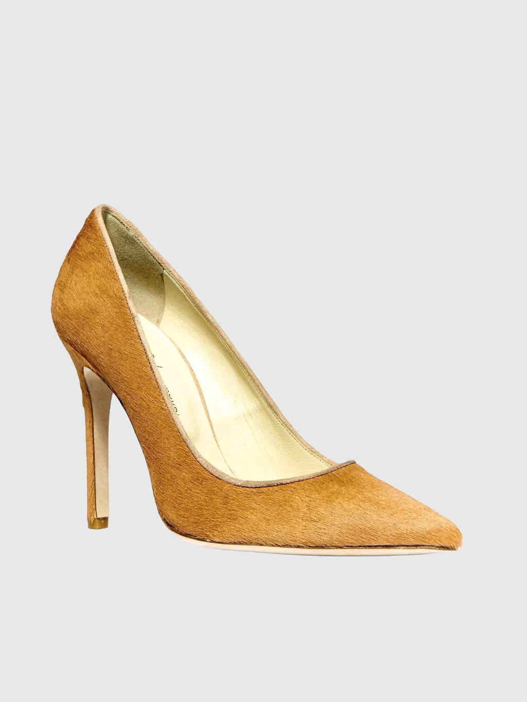 CHRISTINA LOMBARDI CHRISTINA LOMBARDI Kersen Ponyhair Pump in Camel Ponyhair - Shoes | Queen Anna House of Fashion Women's Luxury Fashion