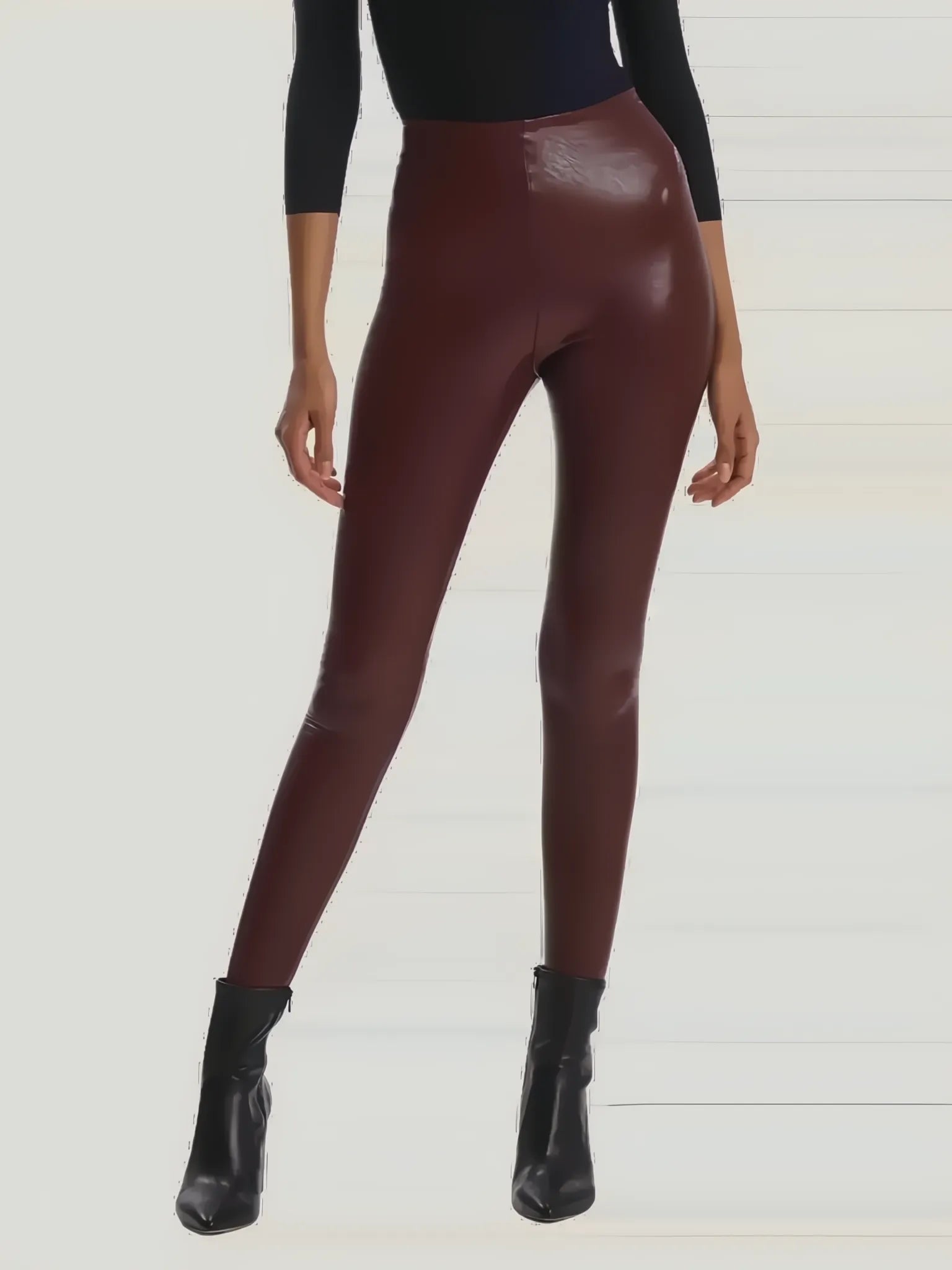 Commando COMMANDO Faux Leather Leggings in L - Bottom | Queen Anna House of Fashion Women's Luxury Fashion