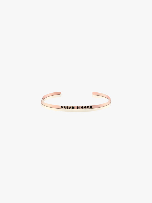 DREAM BIGGER MantraBand Bracelet - Gold - Queen Anna House of Fashion