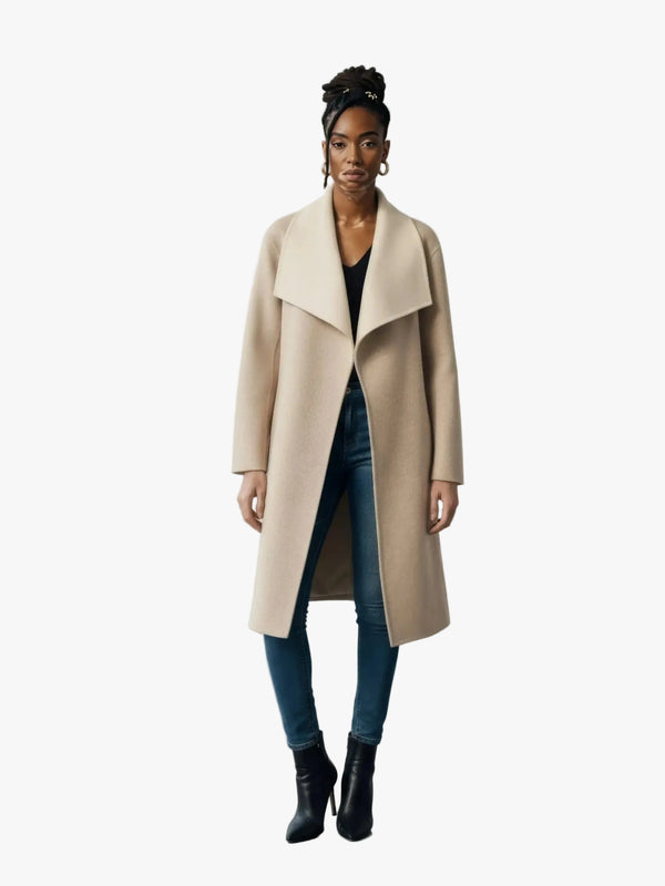 Forcast Forcast Diana Wool Blend Cocoon Coat in 6 - Outerwear | Queen Anna House of Fashion Women's Luxury Fashion