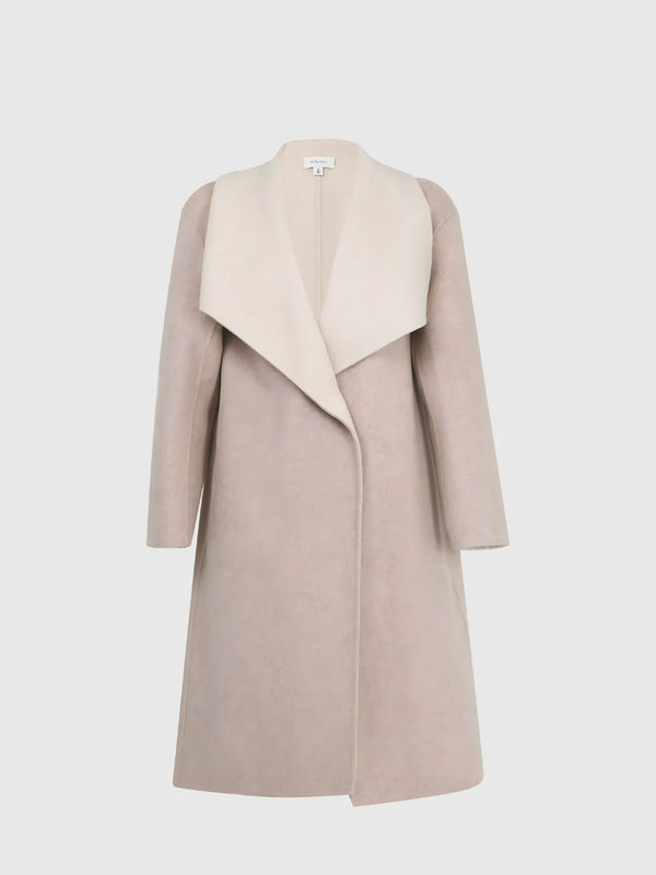 Forcast Forcast Diana Wool Blend Cocoon Coat in 6 - Outerwear | Queen Anna House of Fashion Women's Luxury Fashion