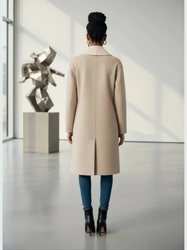 Forcast Forcast Diana Wool Blend Cocoon Coat in 6 - Outerwear | Queen Anna House of Fashion Women's Luxury Fashion