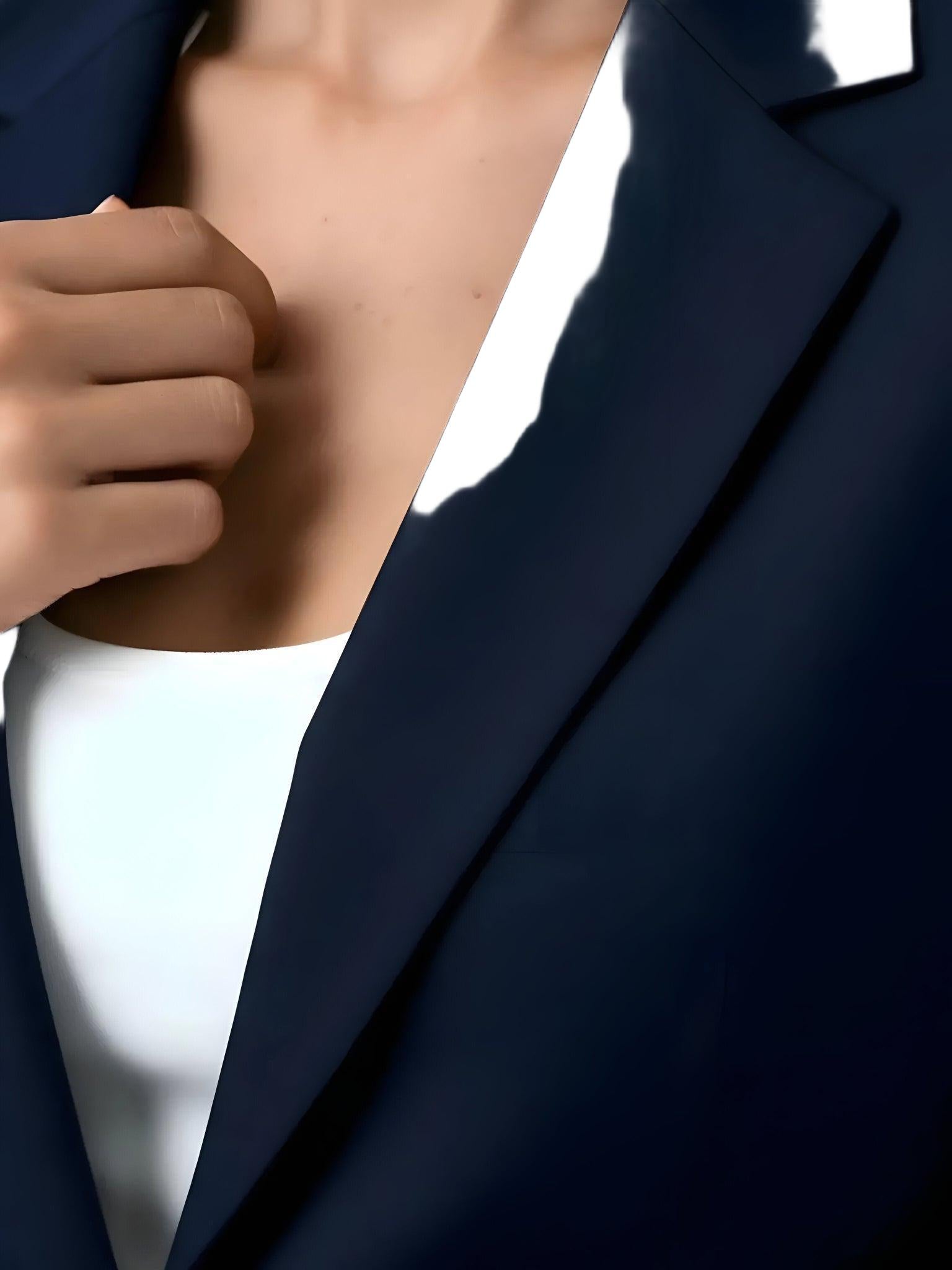 Forcast Forcast Safira Blue Pant Suit in Blazer - Outerwear | Queen Anna House of Fashion Women's Luxury Fashion