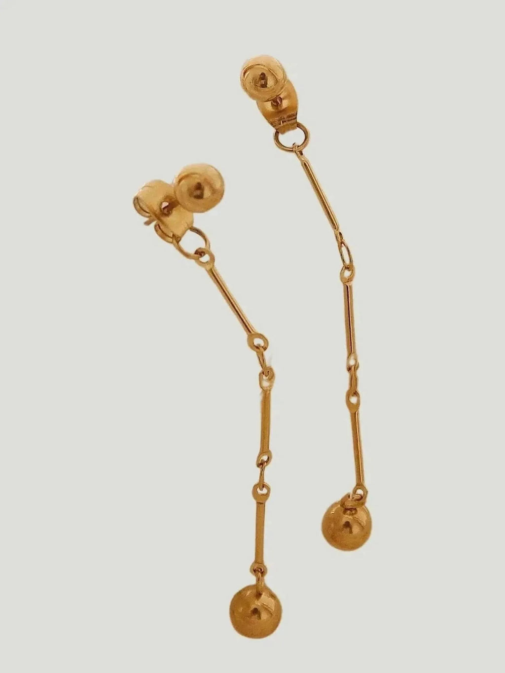 Furano Studio 18K Gold Plated Long Drop Earrings