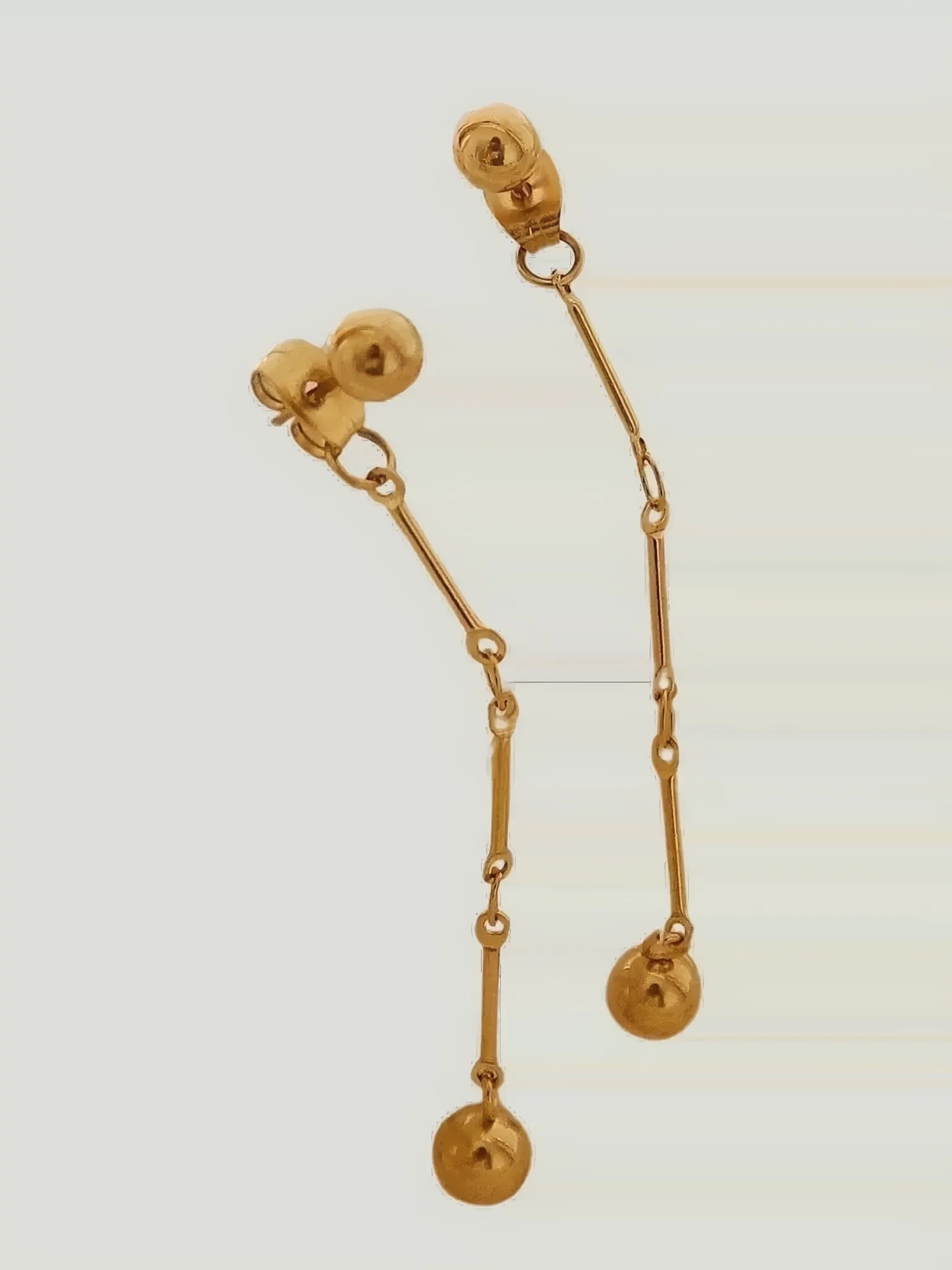 Furano Studio Furano Studio 18K Gold Plated Long Drop Earrings in Gold - Jewelry | Queen Anna House of Fashion Women's Luxury Fashion