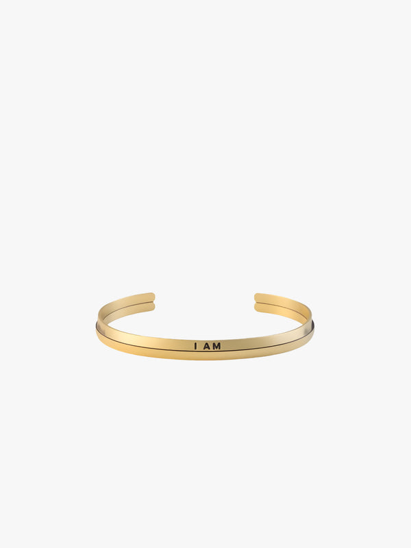 I AM MantraBand Bracelet - Gold - Queen Anna House of Fashion