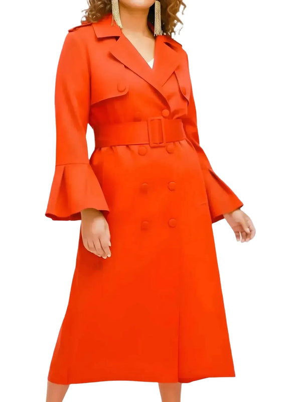 Hilary MacMillan Hilary MacMillan Mabel Trench Coat in S - Outerwear | Queen Anna House of Fashion Women's Luxury Fashion