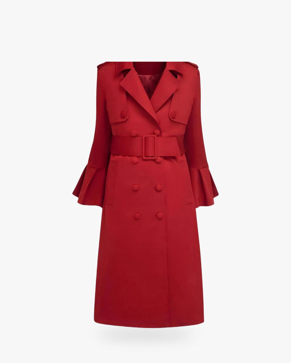 Hilary MacMillan Mabel Trench Coat - Queen Anna House of Fashion